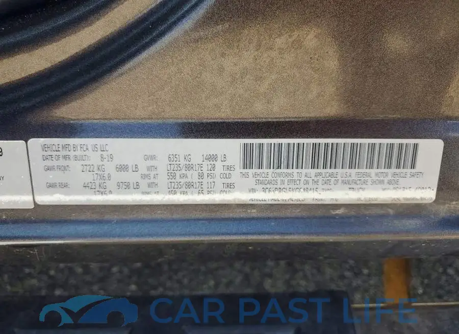 3C63RRGL5KG648415# 12