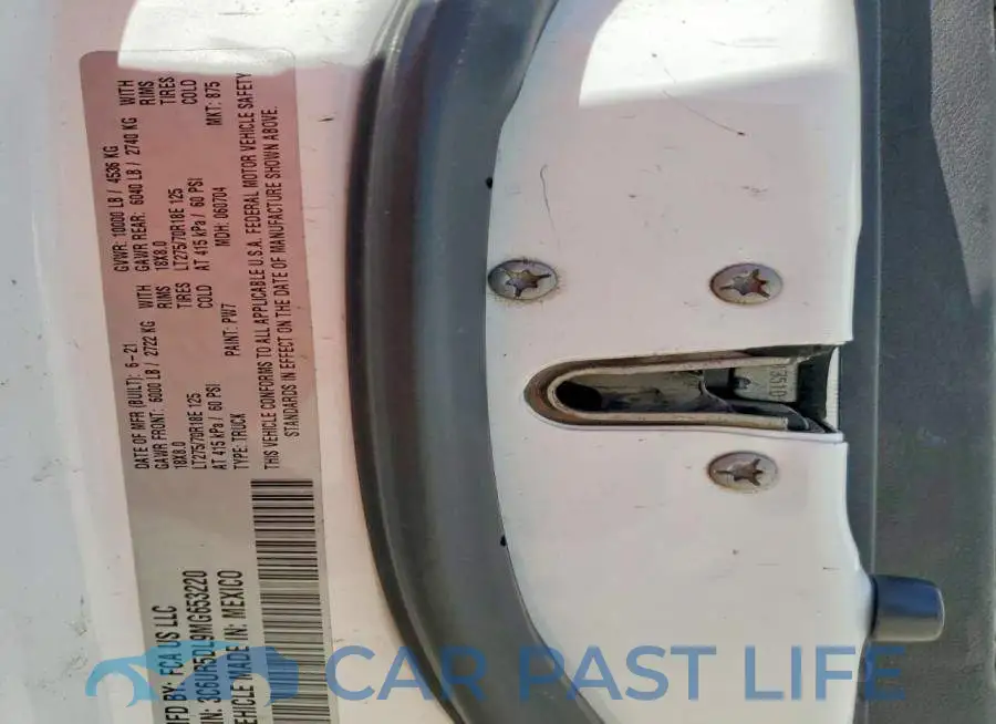 3C6UR5DL9MG653220# 13