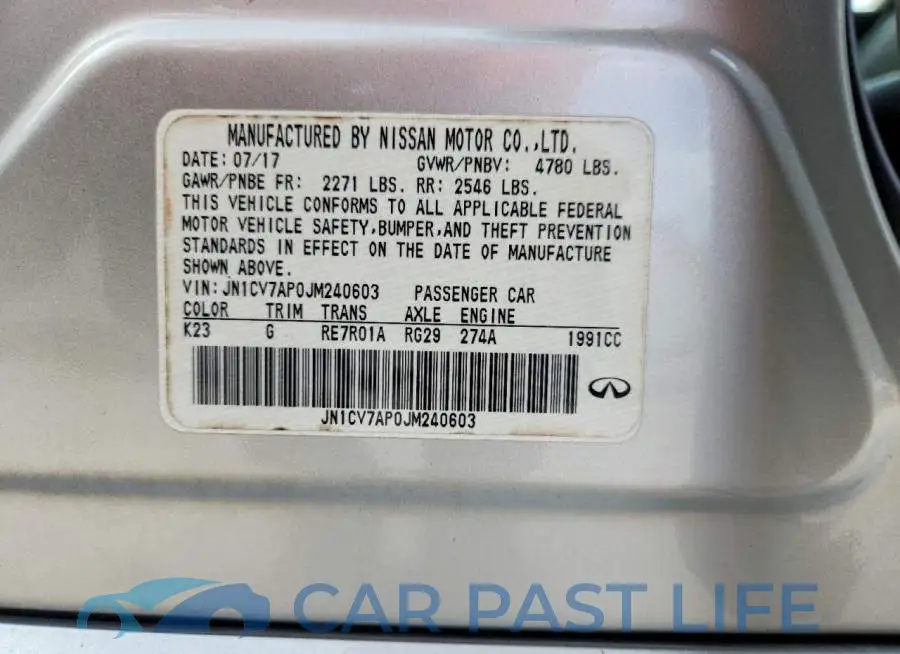 JN1CV7AP0JM240603# 12