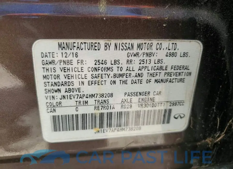 JN1EV7AP4HM738208# 12