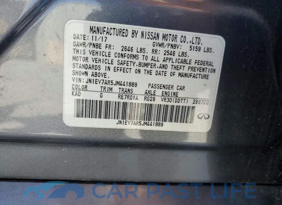 JN1EV7AR5JM441889# 12