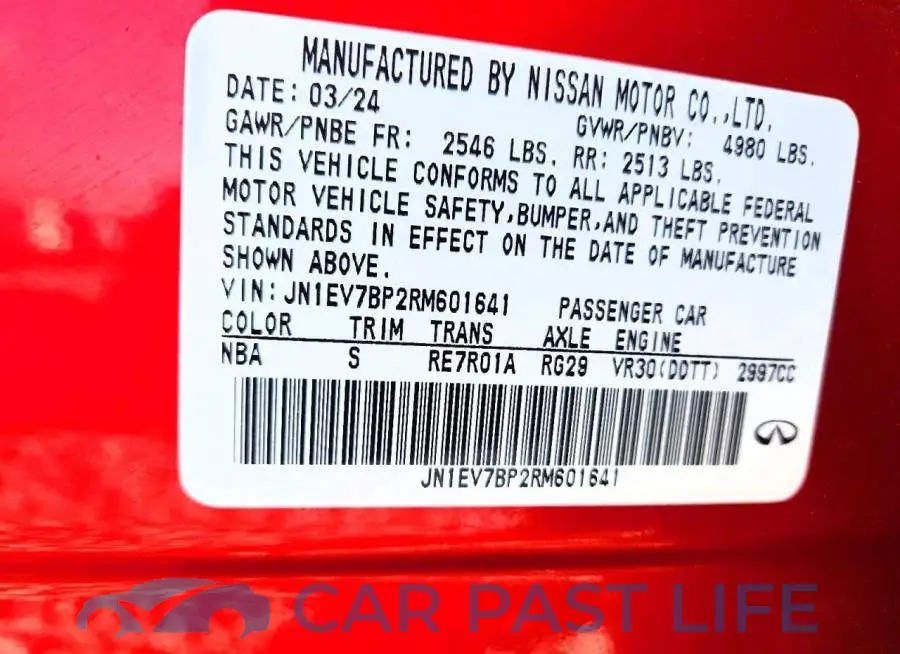 JN1EV7BP2RM601641# 12