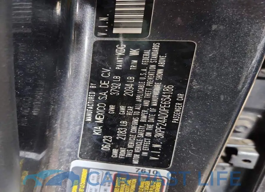 3KPF24AD0PE654186# 13