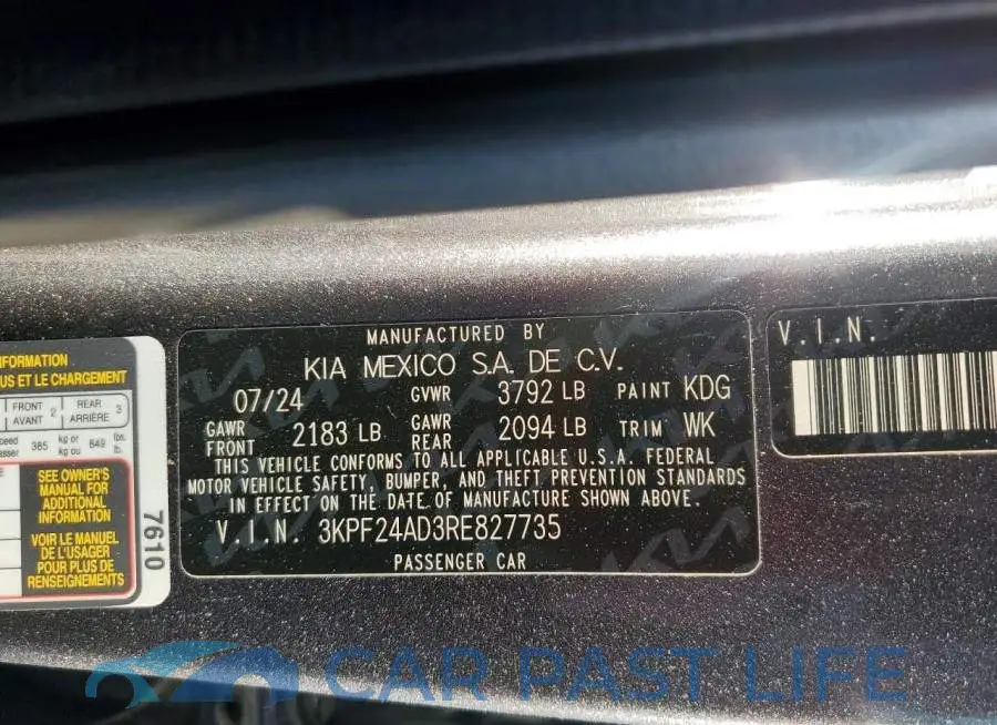 3KPF24AD3RE827735# 13