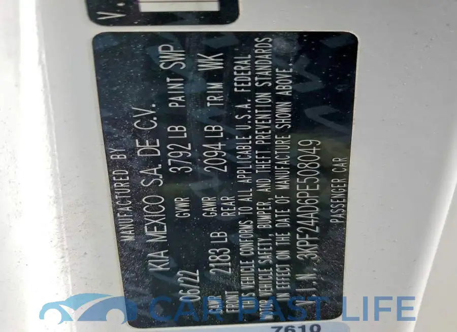 3KPF24AD6PE508049# 12