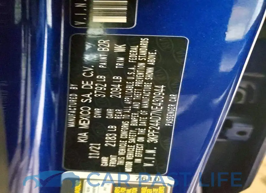3KPF24AD7NE430944# 12
