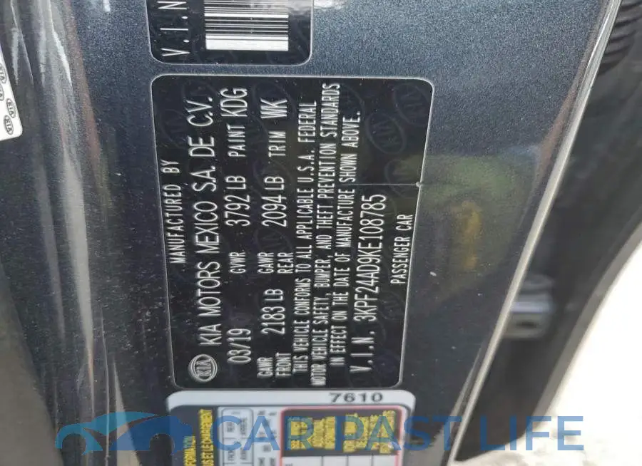 3KPF24AD9KE108785# 13