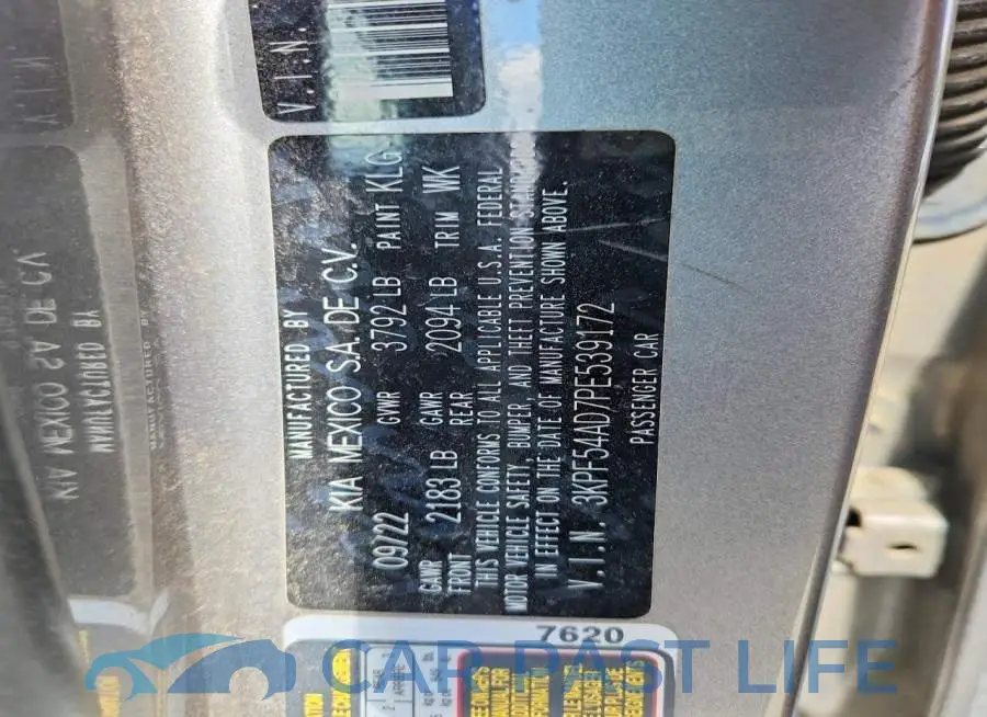 3KPF54AD7PE539172# 13