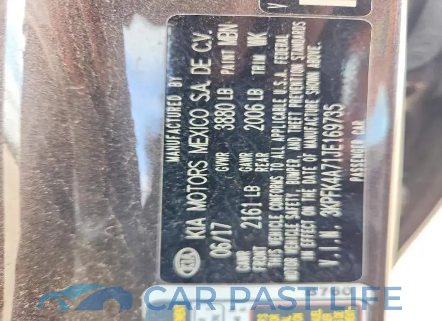 3KPFK4A71JE169735# 12