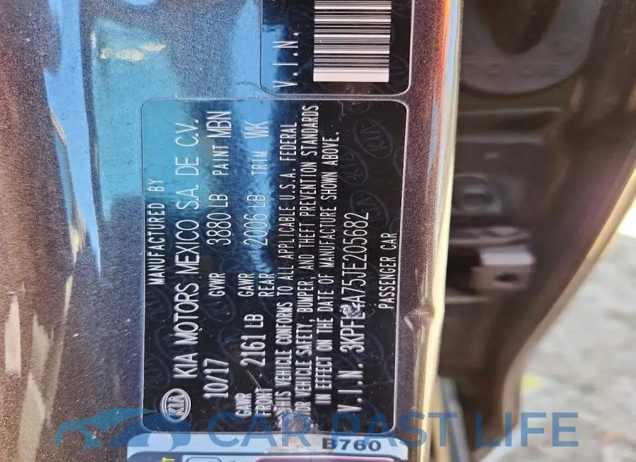 3KPFL4A75JE205682# 12