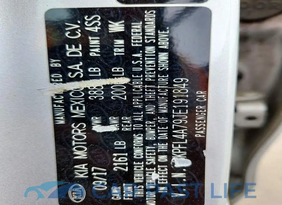 3KPFL4A79JE191849# 12