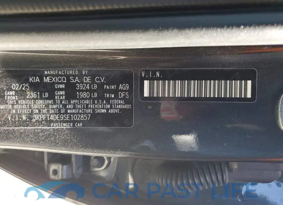 3KPFT4DE9SE102857# 13