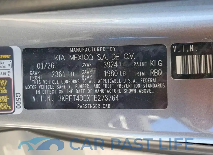 3KPFT4DEXTE273764# 13