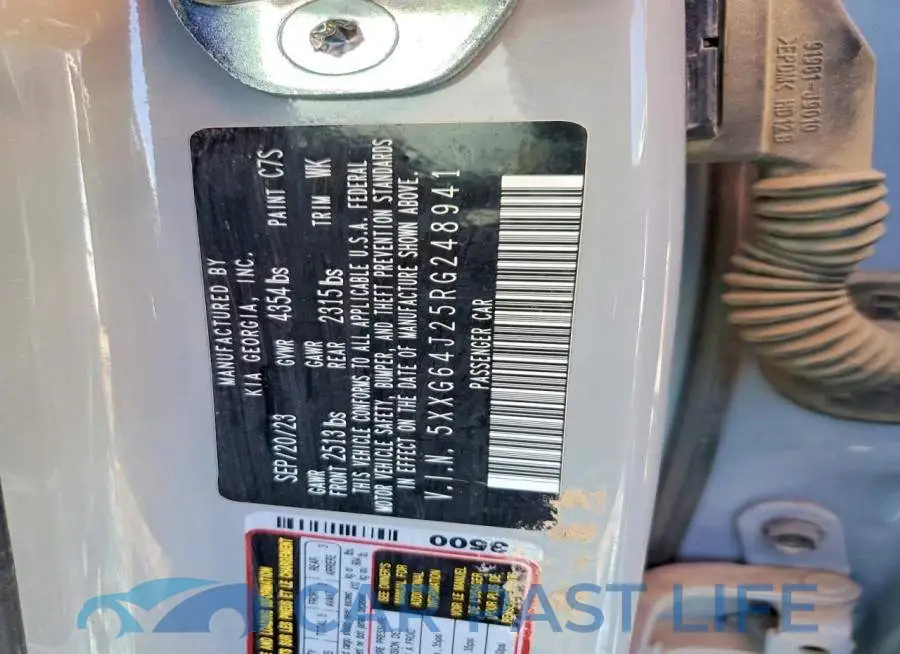 5XXG64J25RG248941# 12