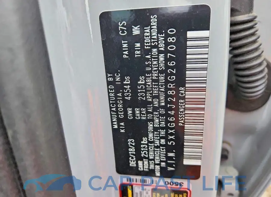 5XXG64J28RG267080# 12