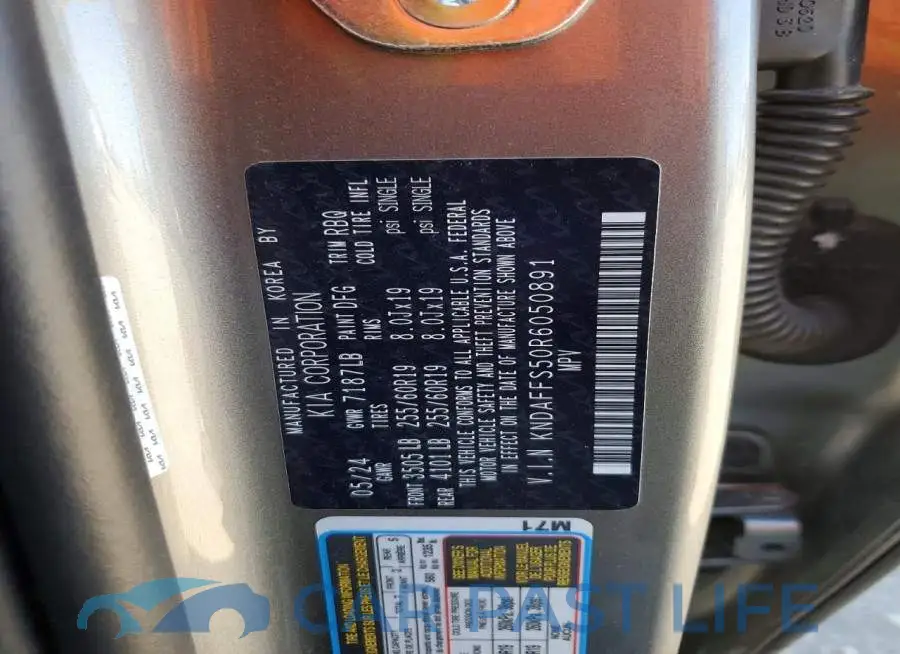 KNDAFFS50R6050891# 14