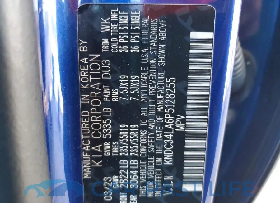 KNDC34LA6P5128255# 13