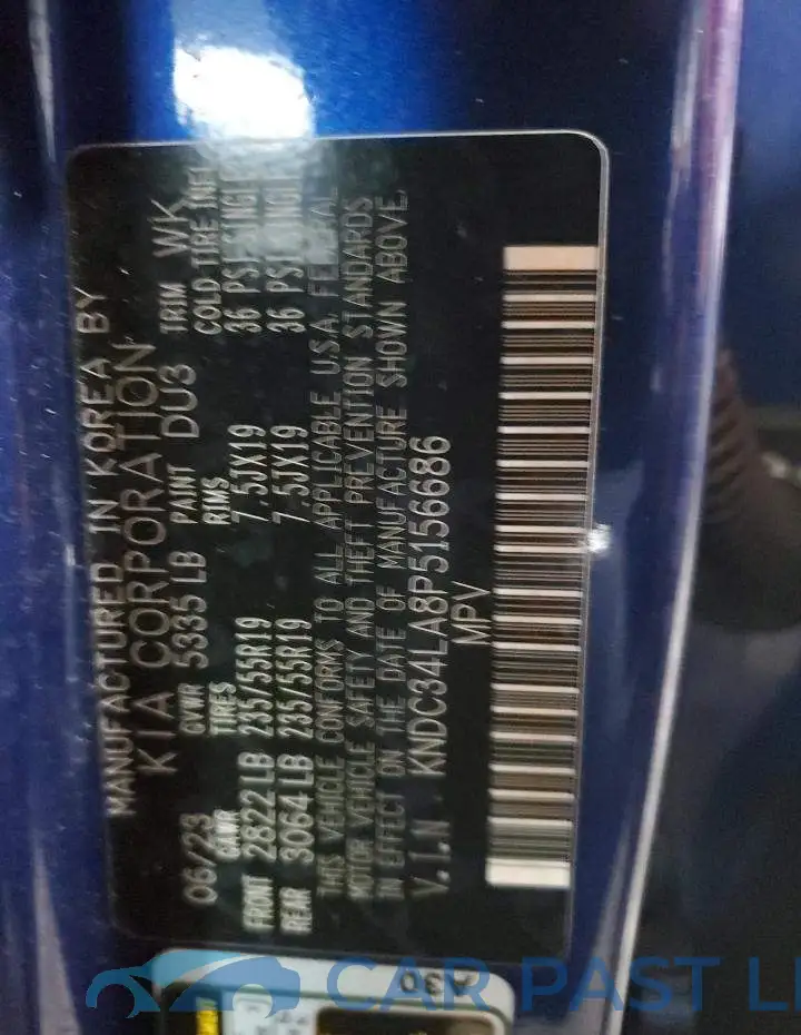 KNDC34LA8P5156686# 12
