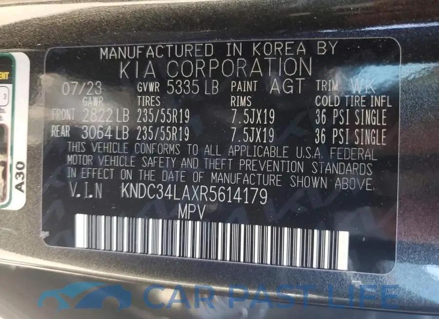KNDC34LAXR5614179# 13