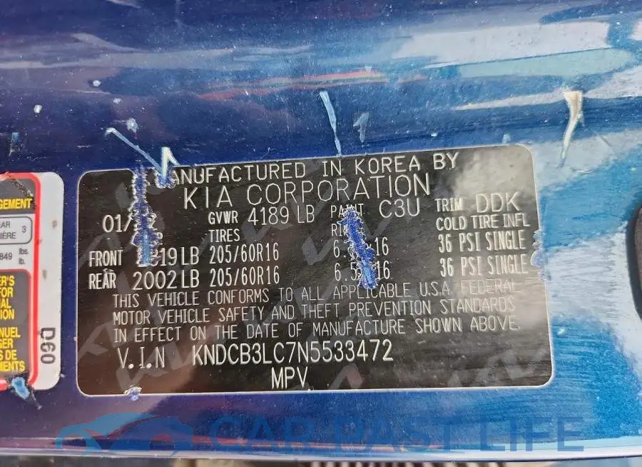 KNDCB3LC7N5533472# 13