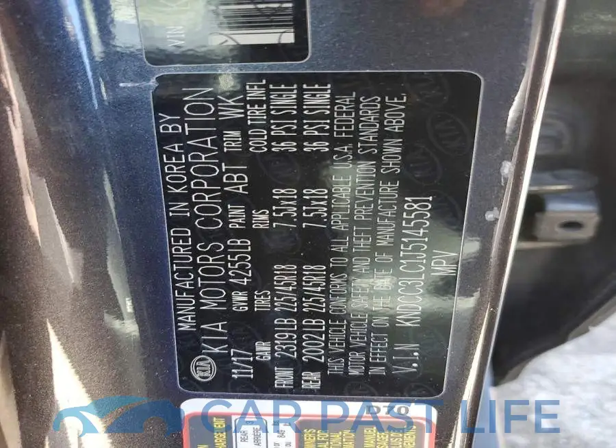 KNDCC3LC1J5145581# 13