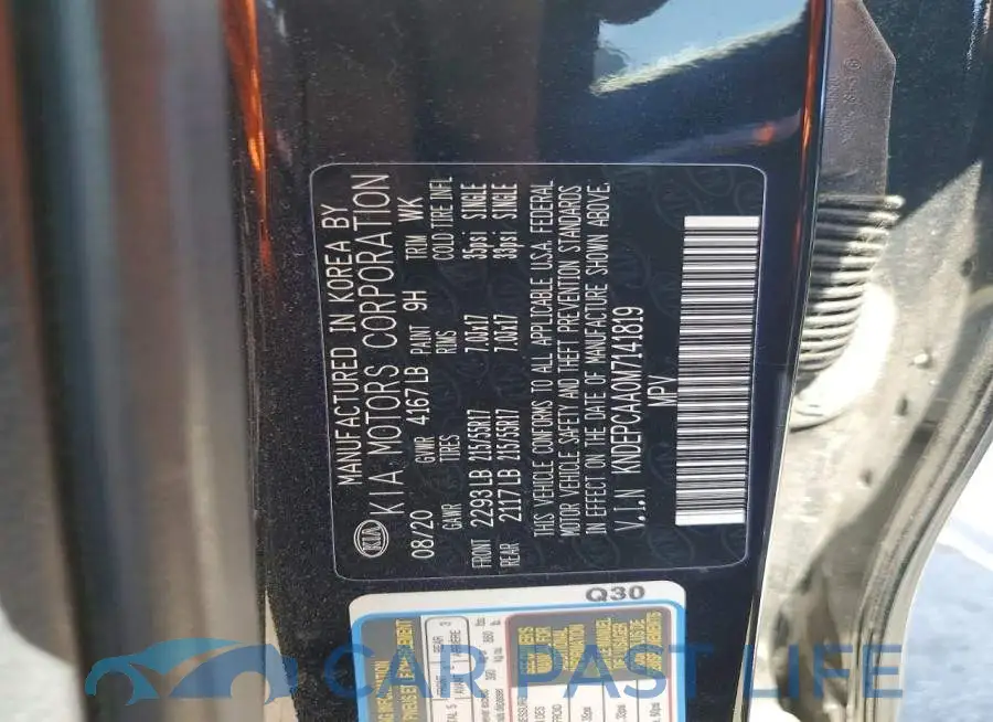 KNDEPCAA0M7141819# 12