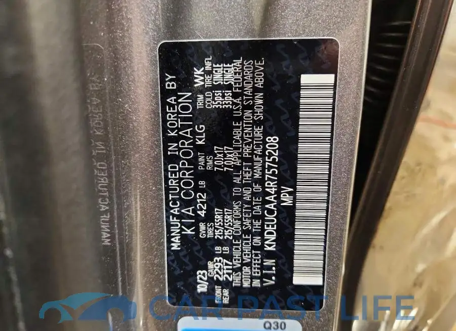 KNDEUCAA4R7575208# 13