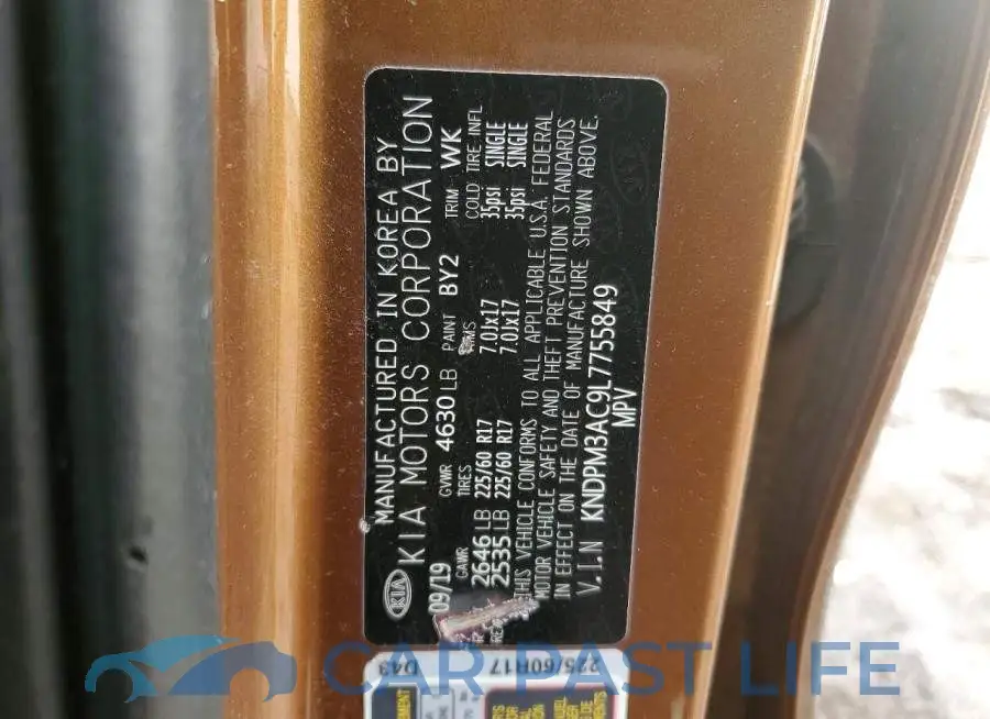 KNDPM3AC9L7755849# 12