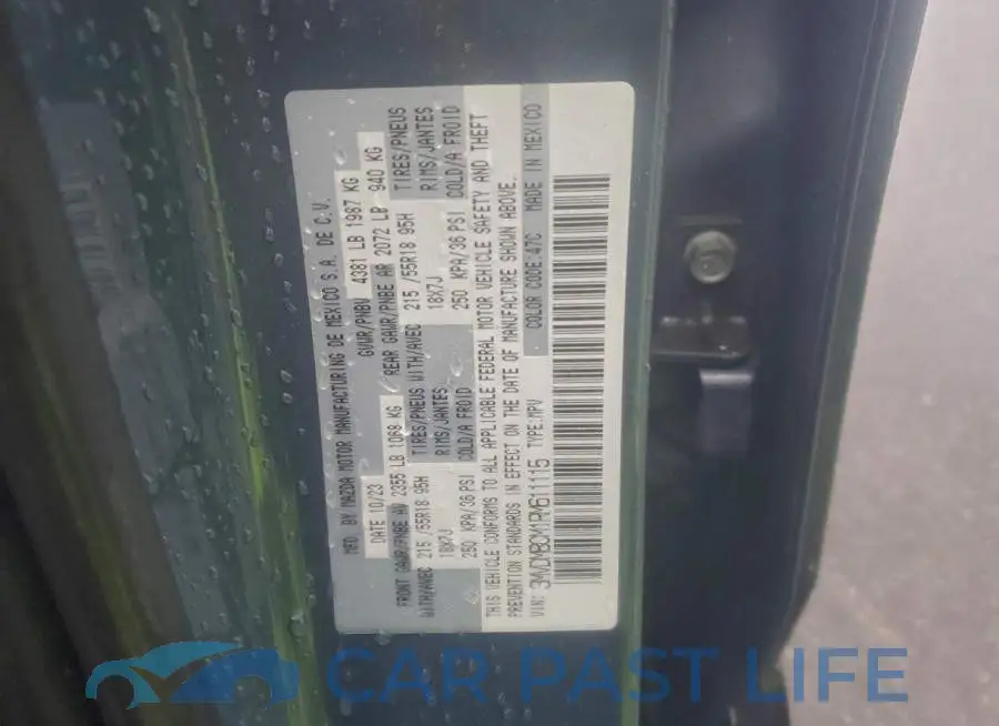 3MVDMBCM1RM611115# 12