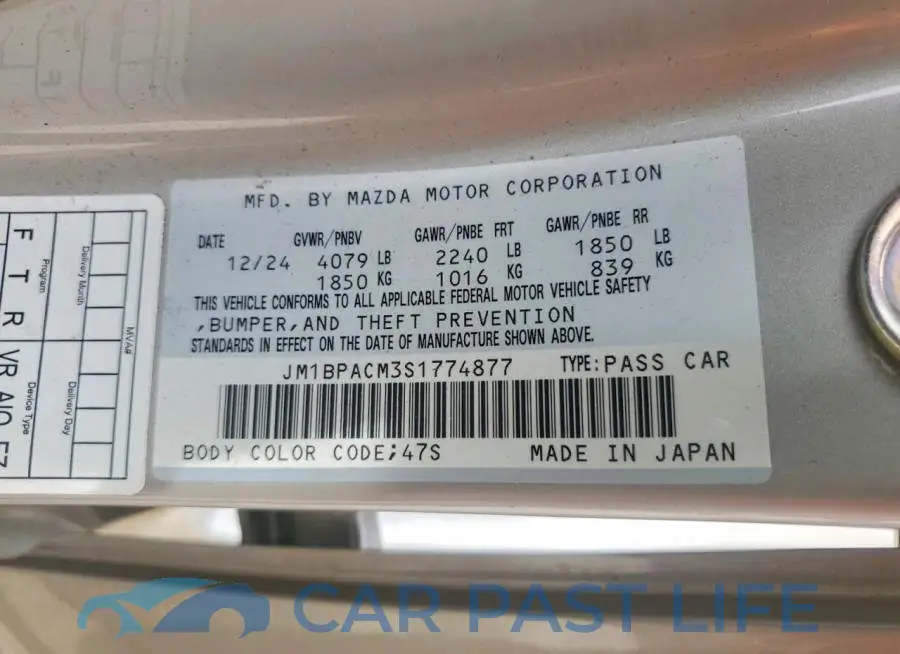 JM1BPACM3S1774877# 13