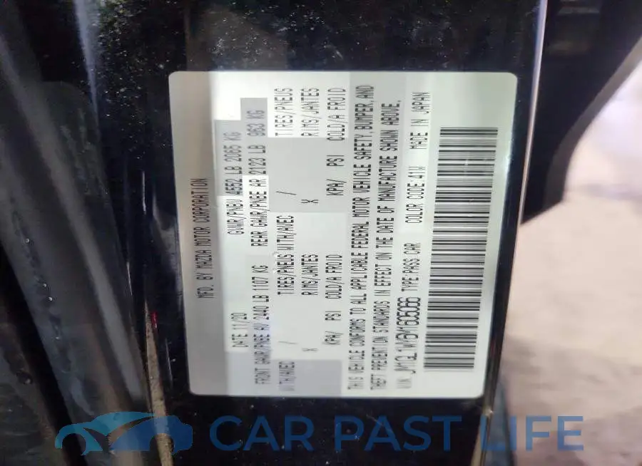 JM1GL1WY6M1605066# 12
