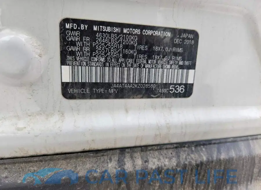 JA4AT4AA2KZ028580# 13