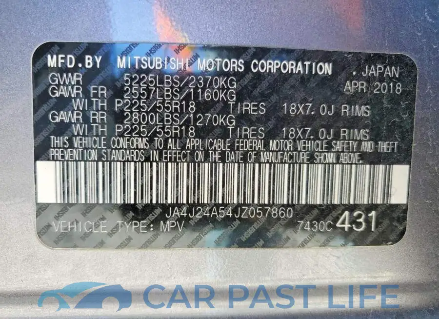 JA4J24A54JZ057860# 13