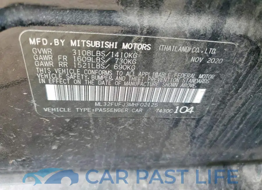 ML32FUFJ3MHF02125# 12