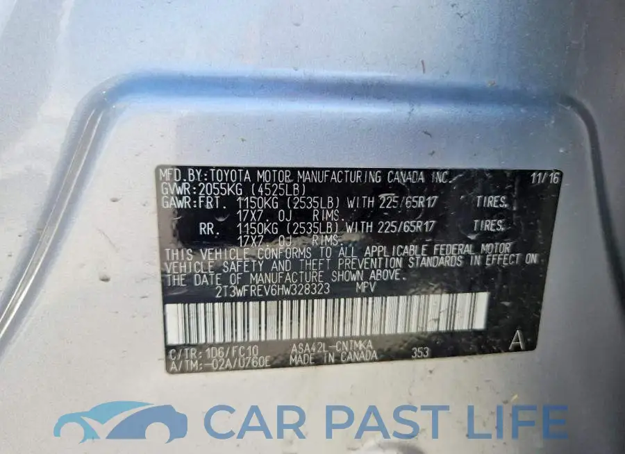 2T3WFREV6HW328323# 13