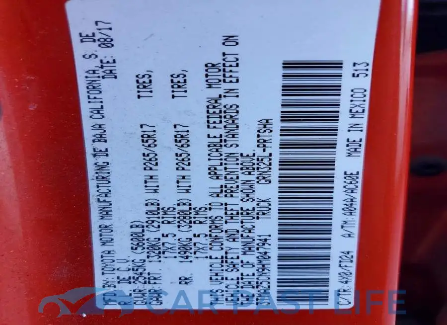 3TMAZ5CN9HM047941# 13