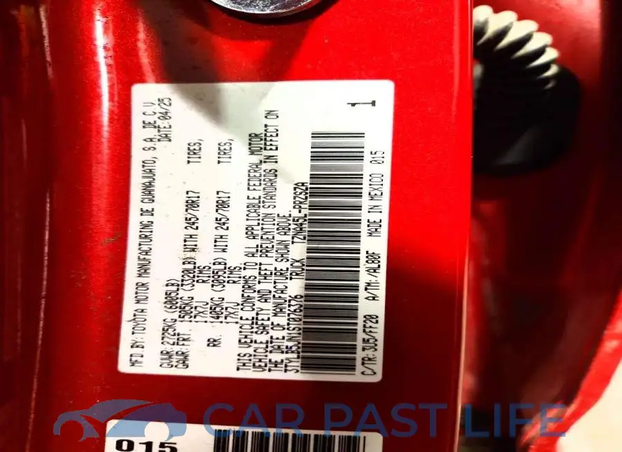 3TYLB5JN1ST076376# 13