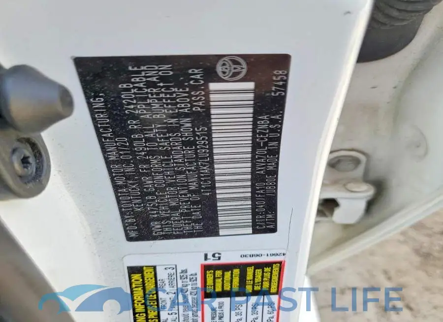4T1C11AK7LU929515# 13