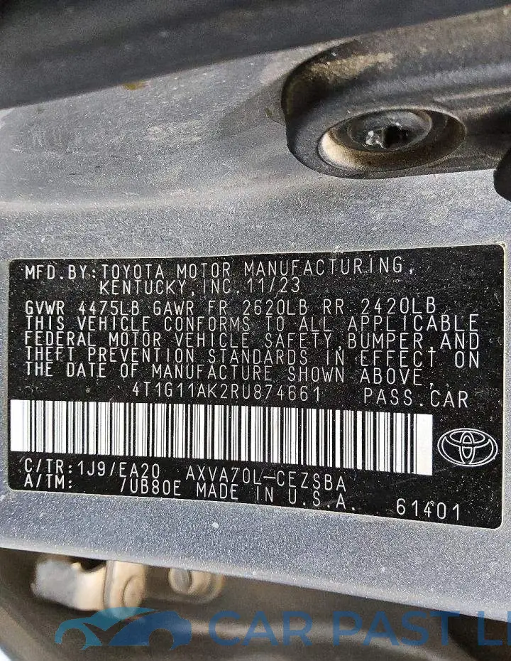 4T1G11AK2RU874661# 12