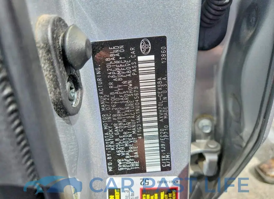 4T1G31AK1NU045679# 12