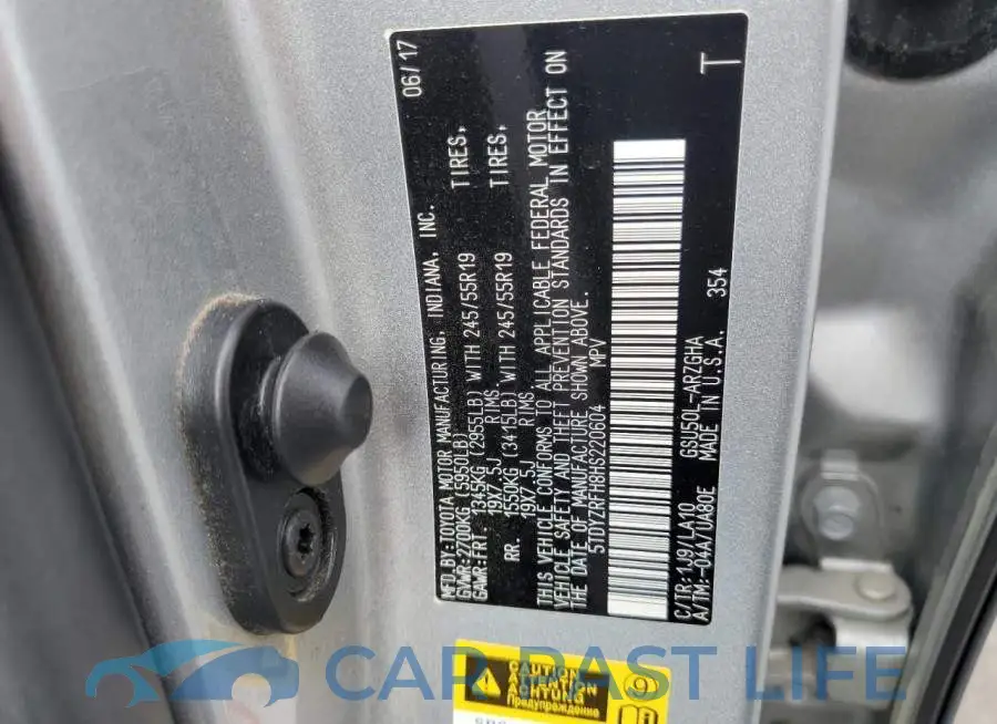 5TDYZRFH8HS220604# 14
