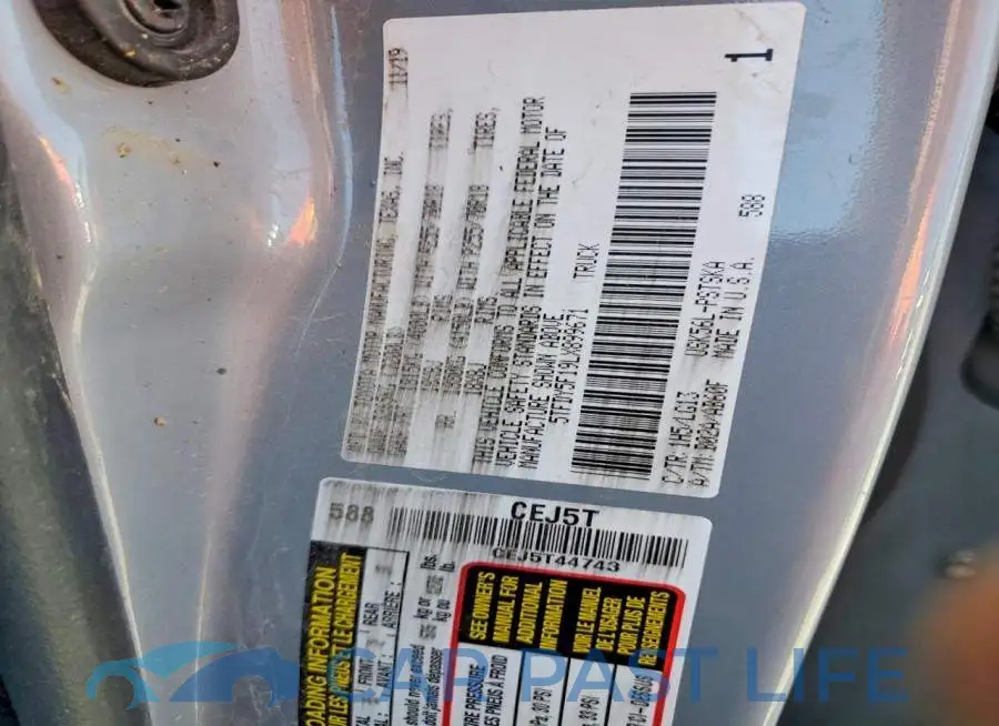 5TFDY5F19LX899671# 12
