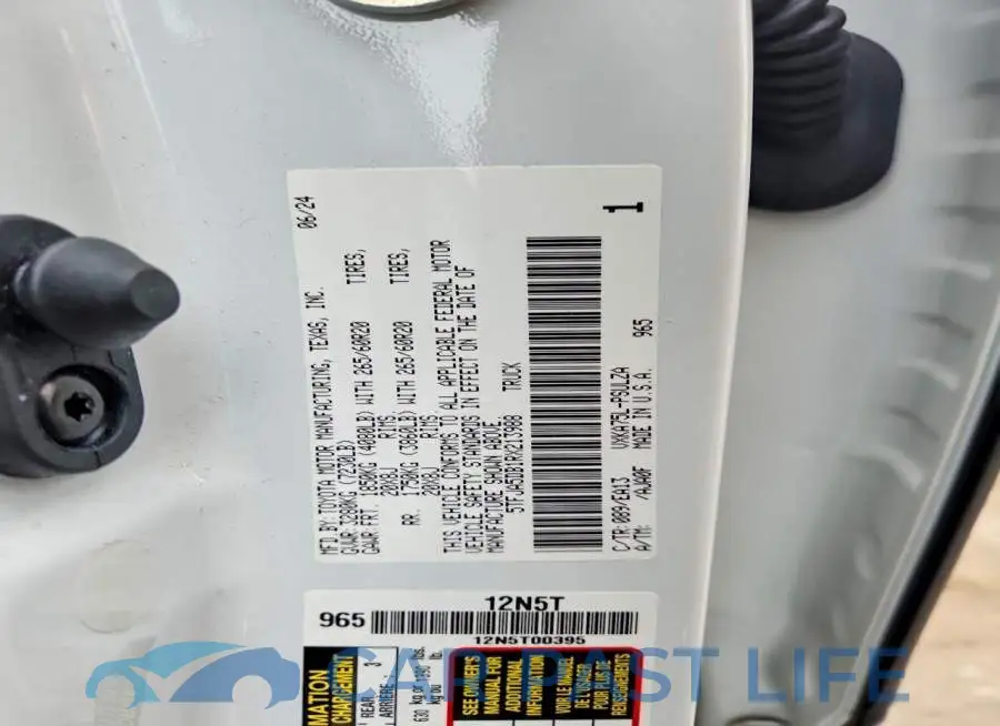 5TFJA5DB1RX213988# 12