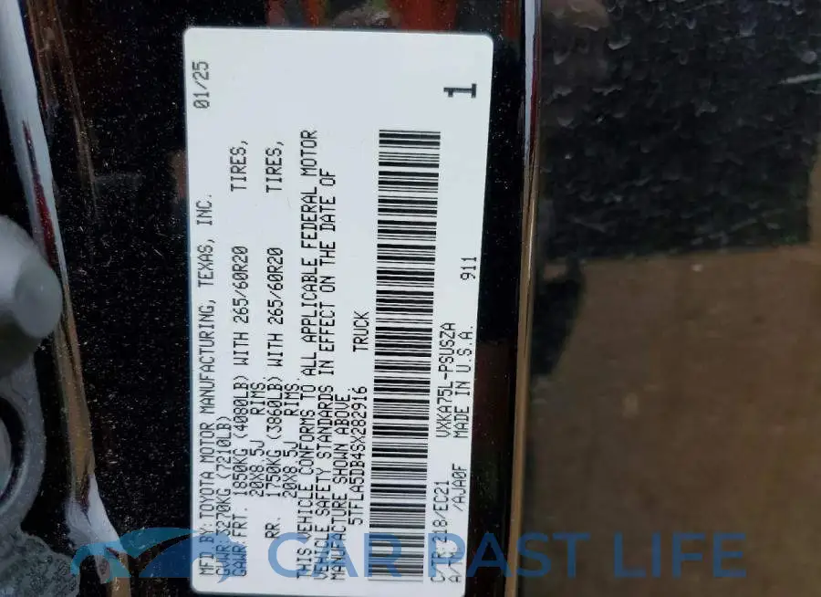 5TFLA5DB4SX282916# 13