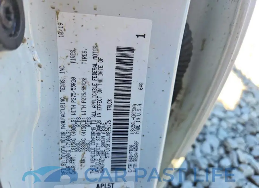 5TFUY5F16LX896176# 12