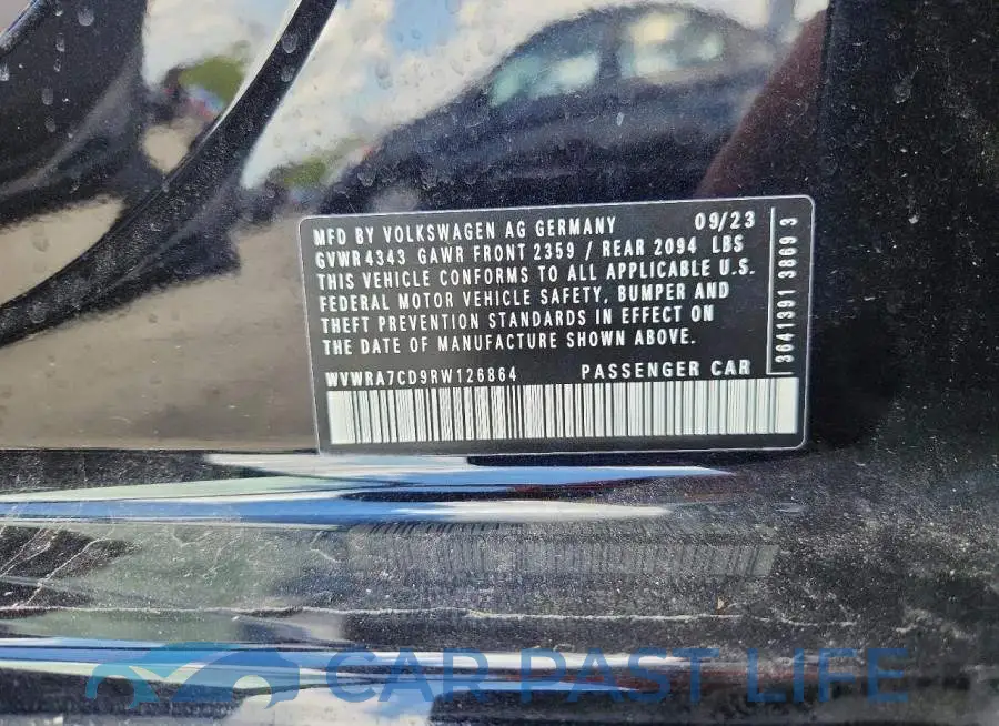WVWRA7CD9RW126864# 13