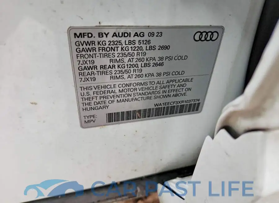 WA1EECF3XR1037374# 13