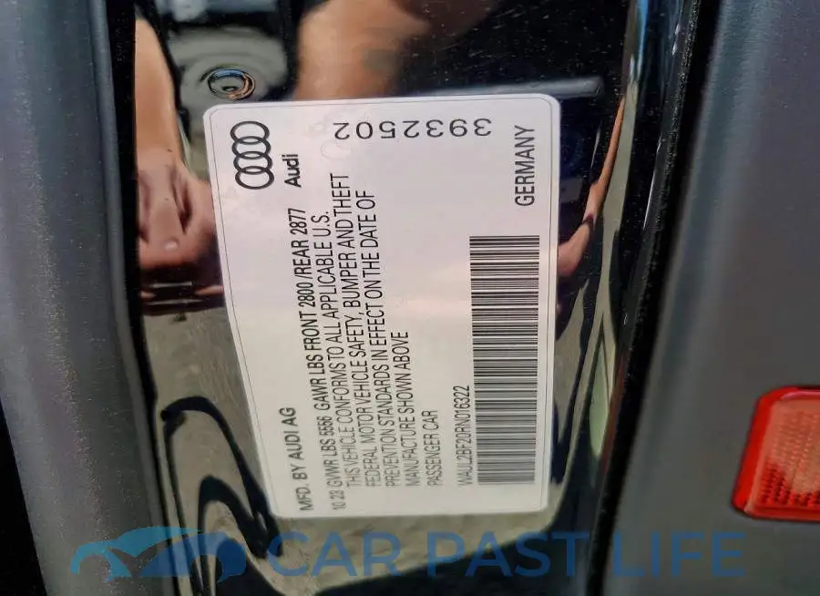WAUL2BF20RN016322# 12