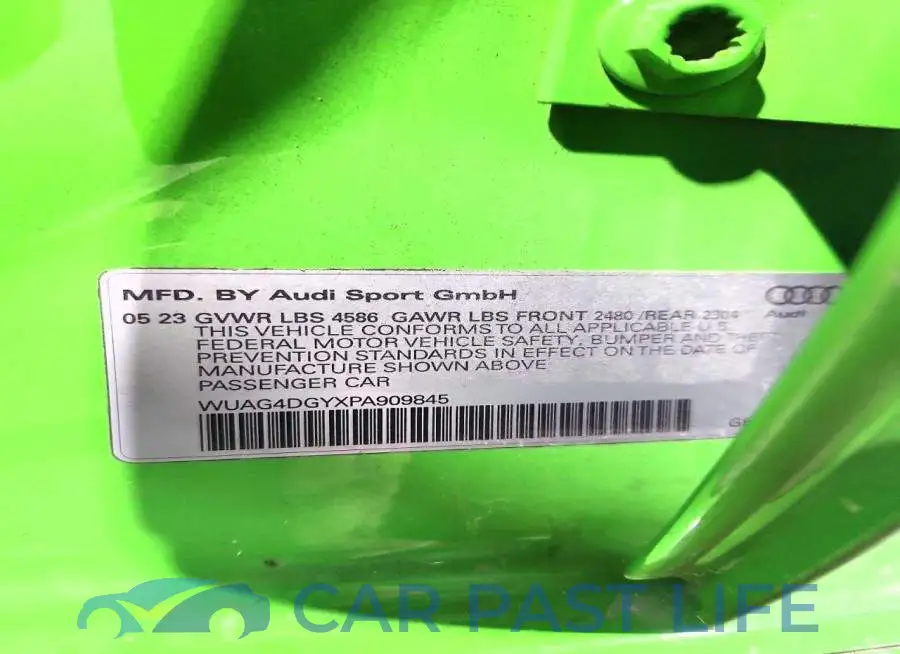 WUAG4DGYXPA909845# 12