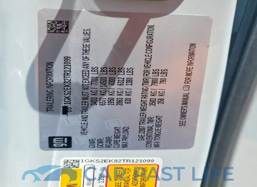 1GKS2EK82TR121099# 13